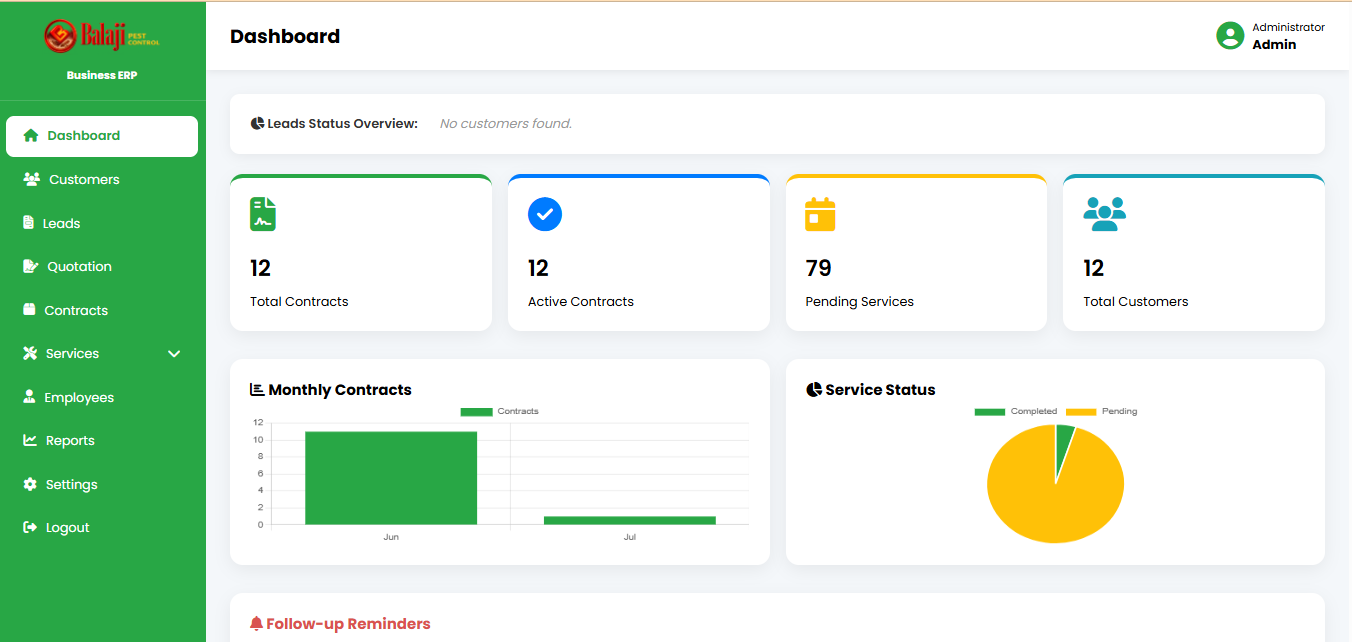 Pest Control Website & CRM